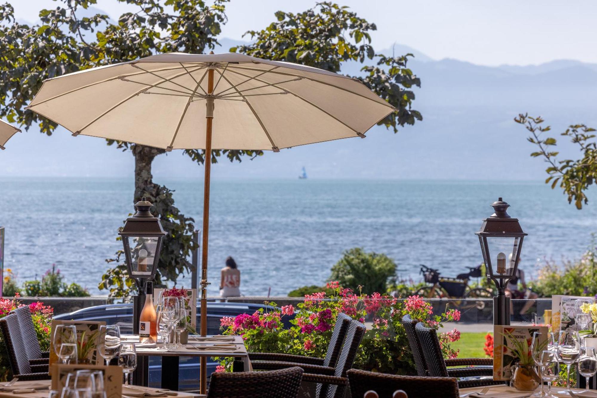 Romantik Hotel Mont Blanc Au Lac Morges Luaran gambar