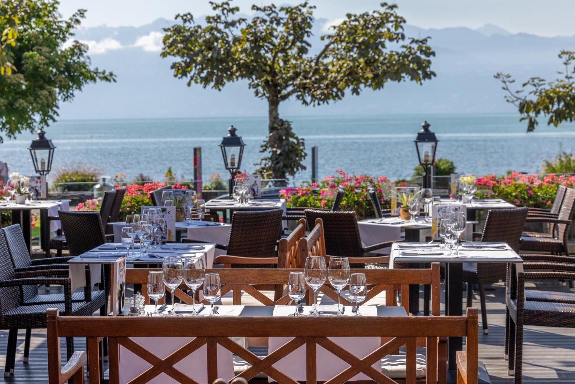 Romantik Hotel Mont Blanc Au Lac Morges Luaran gambar