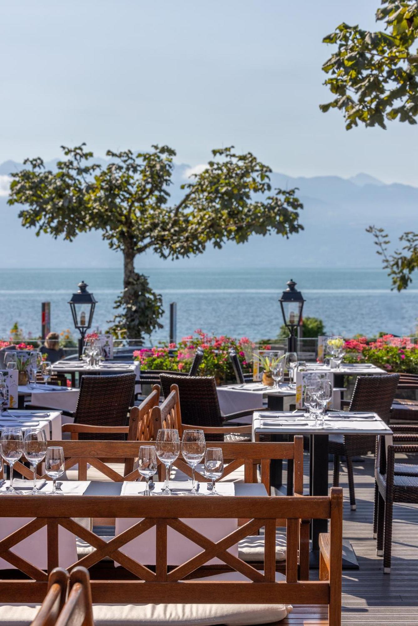Romantik Hotel Mont Blanc Au Lac Morges Luaran gambar