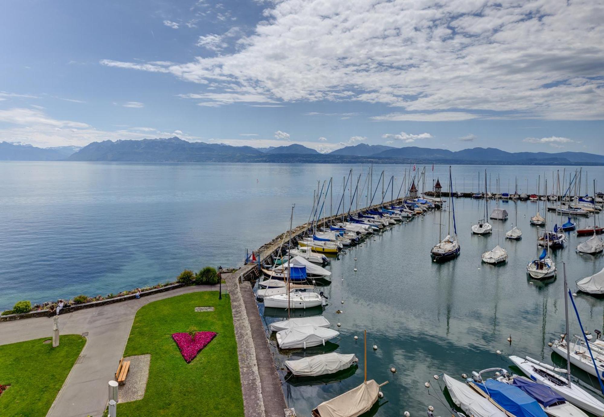 Romantik Hotel Mont Blanc Au Lac Morges Luaran gambar