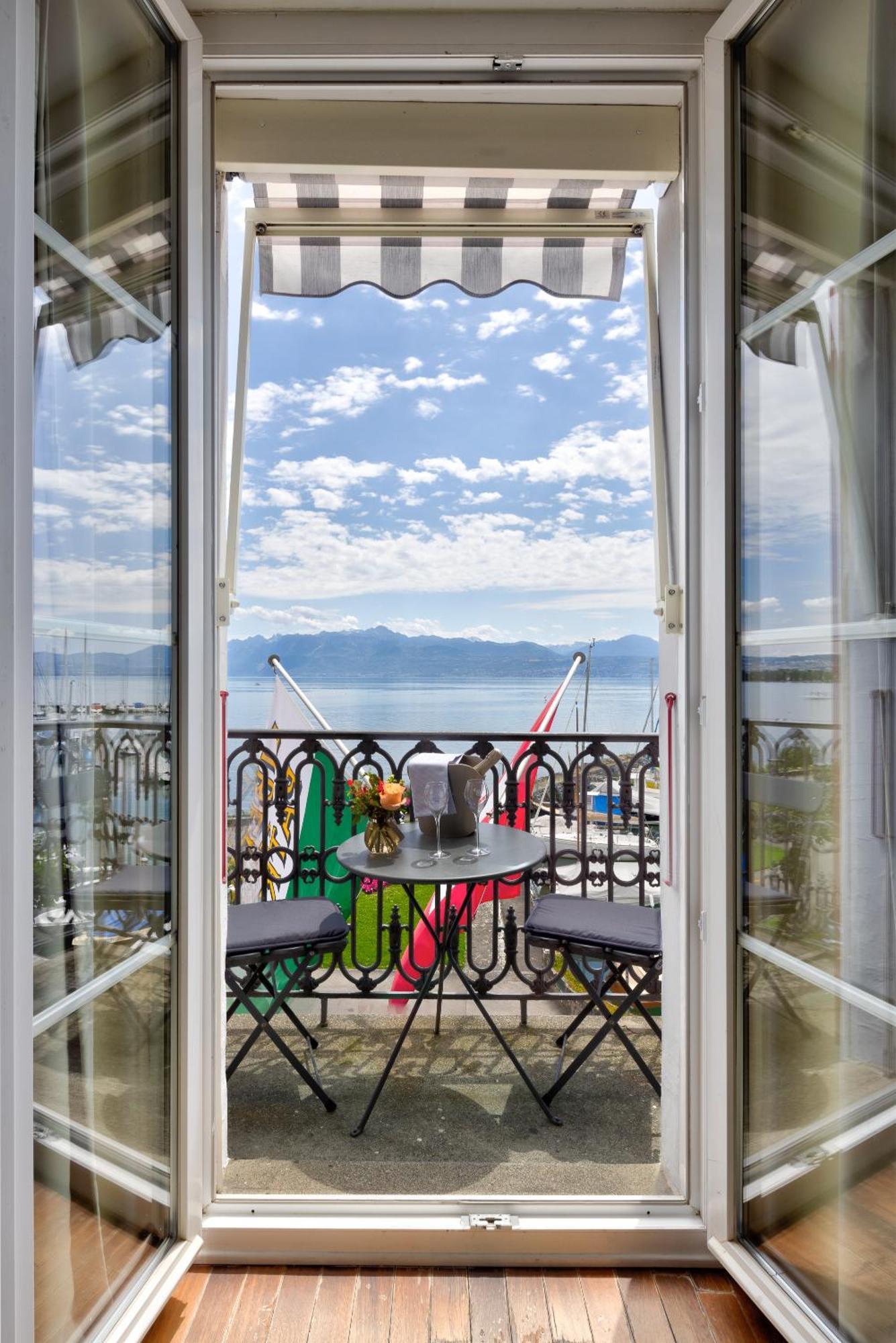 Romantik Hotel Mont Blanc Au Lac Morges Luaran gambar