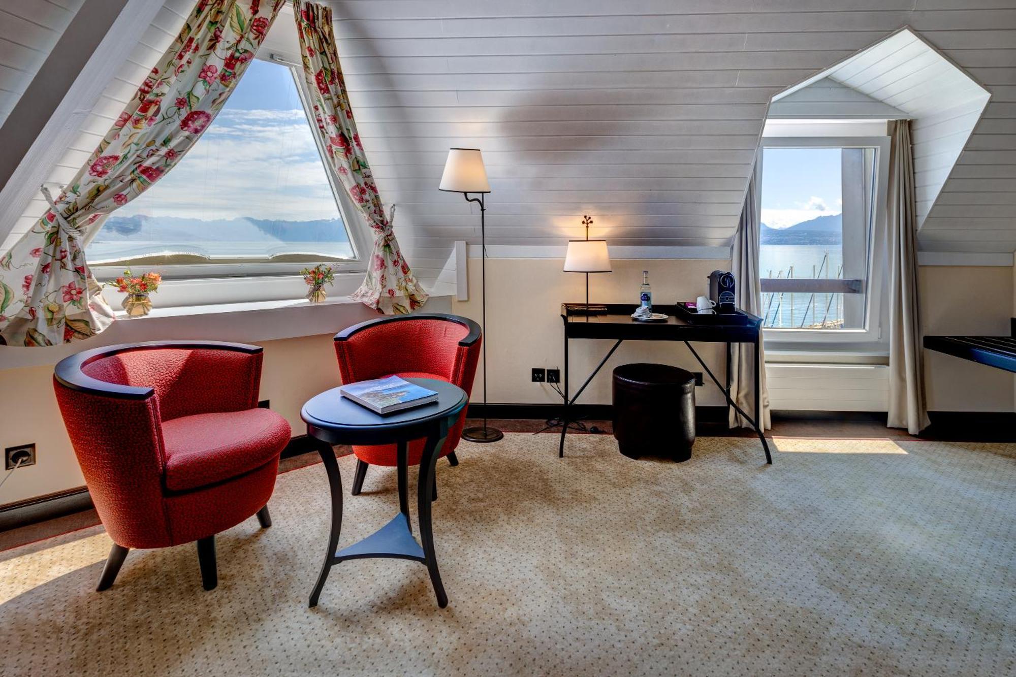 Romantik Hotel Mont Blanc Au Lac Morges Luaran gambar